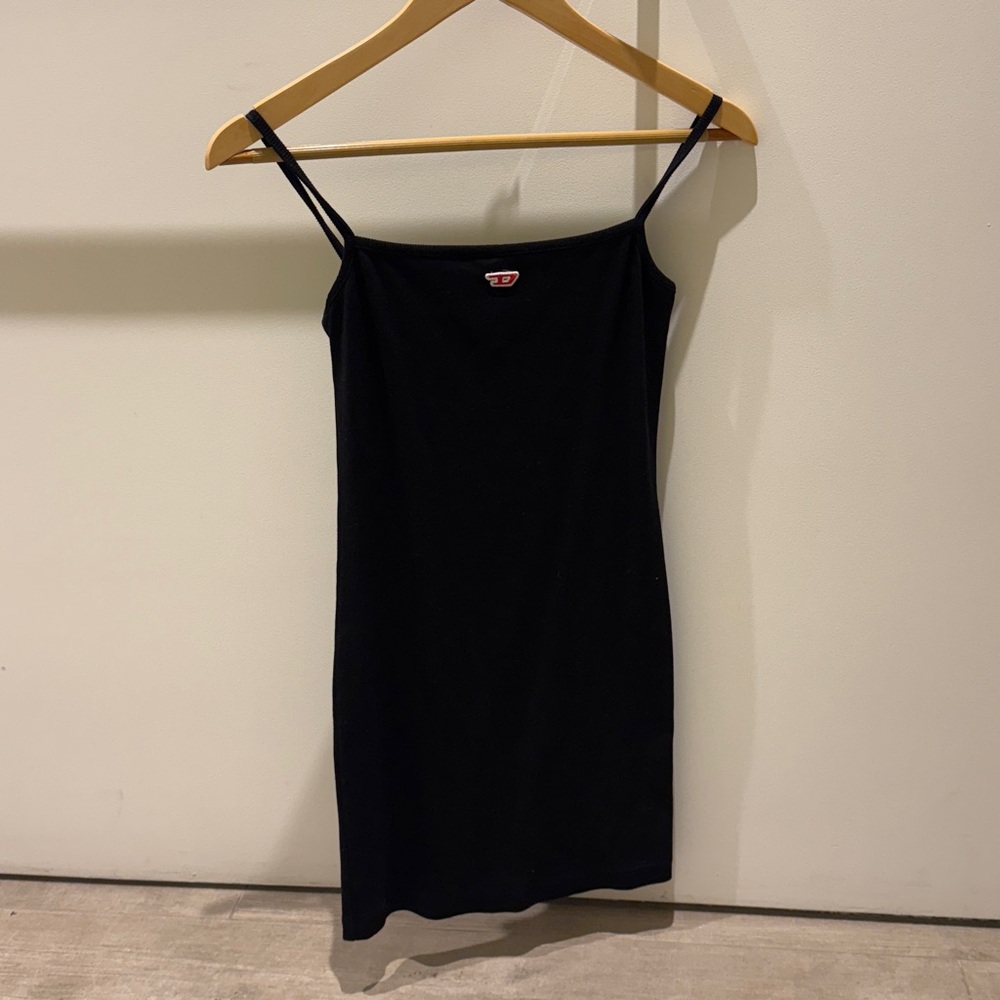 Diesel Black Dress with Spaghetti Straps